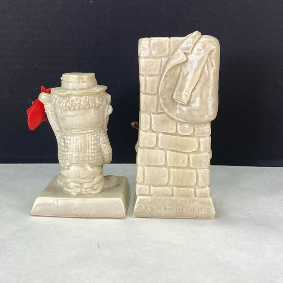 Vintage Russ Berrie 1970s Fisherman & Drinking Drunk Figurines Lot of 2 - Picture 3 of 9